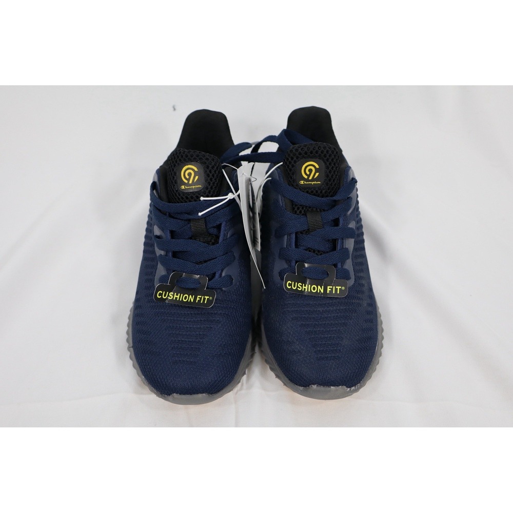 Champion Alpha Boys Running Shoes Navy Blue Black Purple Size 1 NWT
